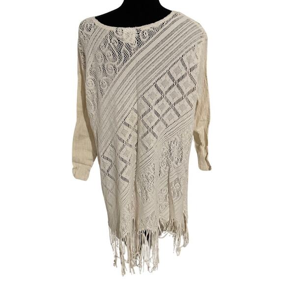 Garment City Crochet Fringe Blouse – Size 20W - Picture 2 of 8